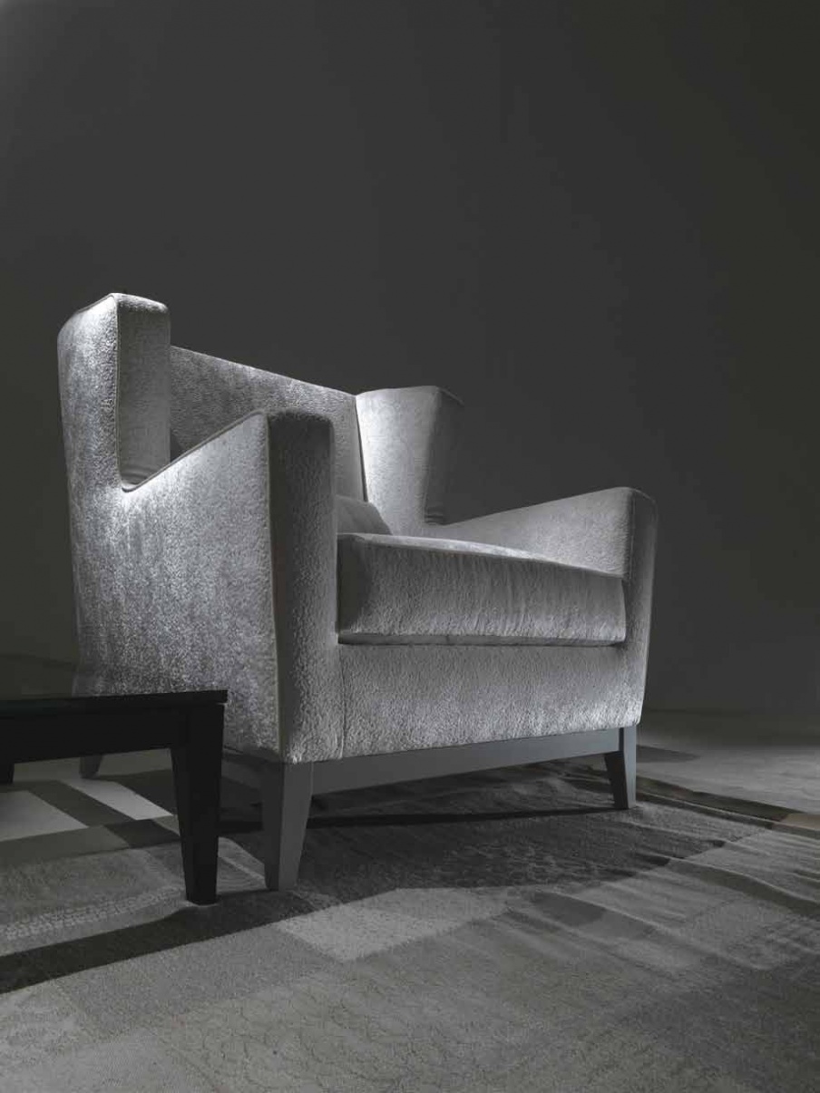 Sessel mit hoher Rückenlehne Baltic, Asnaghi (Made in Italy)
