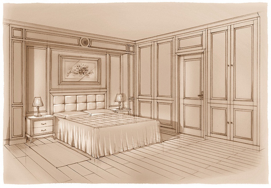 Schlafzimmer (für das Schlafzimmer eingerichtet) Tormio, Baggio Arredamenti