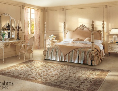 Schlafzimmer (für das Schlafzimmer eingerichtet) Brahms, Angelo Cappellini (Stuhl mit Armlehnen)