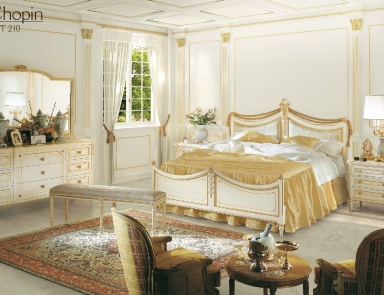 Schlafzimmer (für das Schlafzimmer eingerichtet) Chopin, Angelo Cappellini