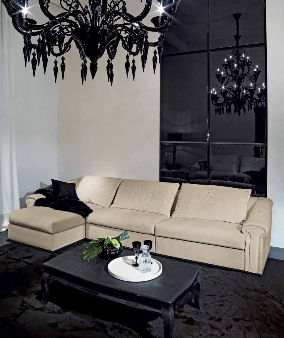 Ecksofa Polo Club in Lederpolsterung