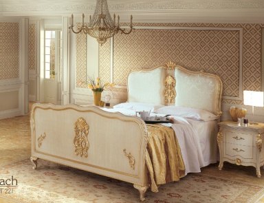 Schlafzimmer (für das Schlafzimmer eingerichtet) Bach, Angelo Cappellini
