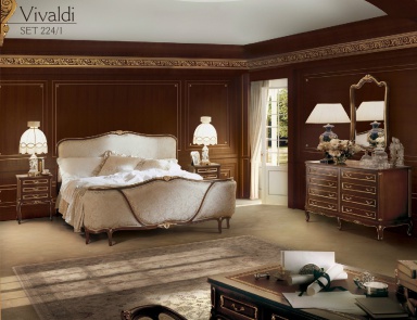 Schlafzimmer (für das Schlafzimmer eingerichtet) Vivaldi, Angelo Cappellini