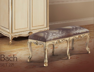 Sitzecke mit geschnitzten Holzrahmen Bach, Angelo Cappellini