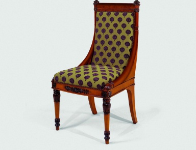 Stuhl aus Naturholz S. I. P. ARR 05, Colombo Stile