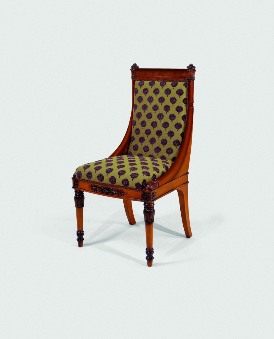 Stuhl aus Naturholz S. I. P. ARR 05, Colombo Stile
