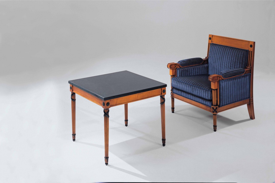 Stuhl S. I. P. ARR 05 aus Naturholz, Colombo Stile