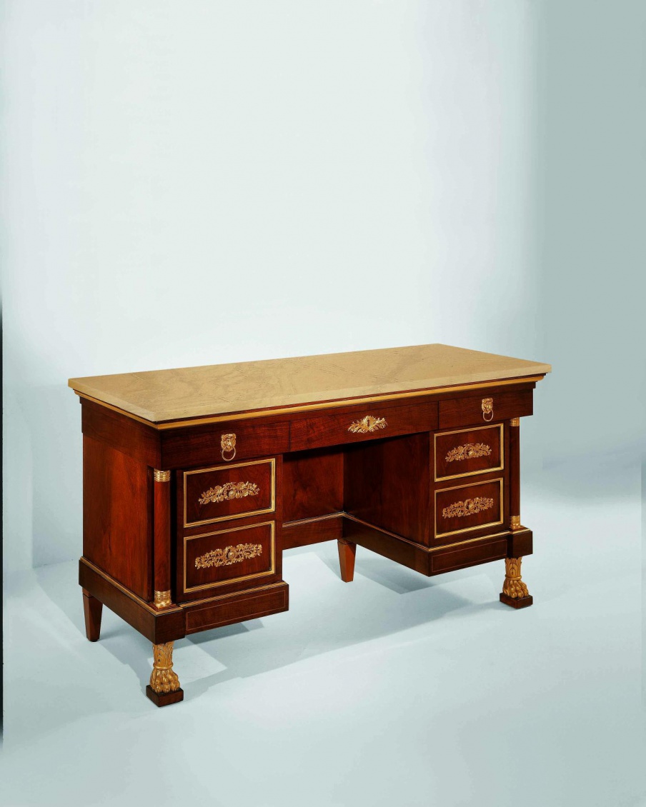 Schreibtisch aus Naturholz S. I. P. ARR 05, Colombo Stile