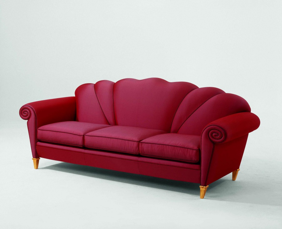 Dreibettzimmer Sofa aus Naturholz S. I. P. ARR 05, Colombo Stile