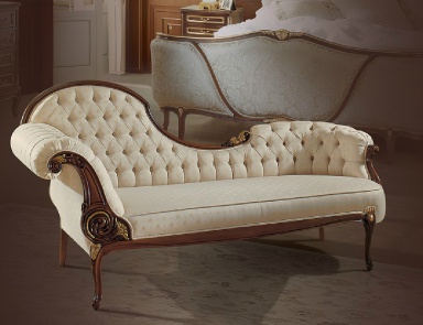 Sofabett mit стеганной Rückenlehne Vivaldi, Angelo Cappellini (Schlafzimmer Barock, Rokoko)