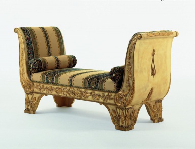 Bench S. I. P. ARR 09 aus Naturholz, Colombo Stile