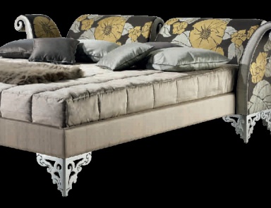 Doppelbett mit gepolstertem Kopfteil Rialto, JC Passion