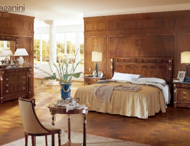 Schlafzimmer (für das Schlafzimmer eingerichtet) Paganini, Angelo Cappellini