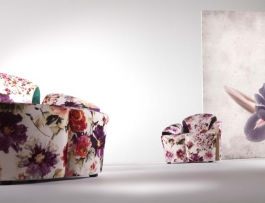 Stuhl in Textil-Polsterung Foglia, JC Passion