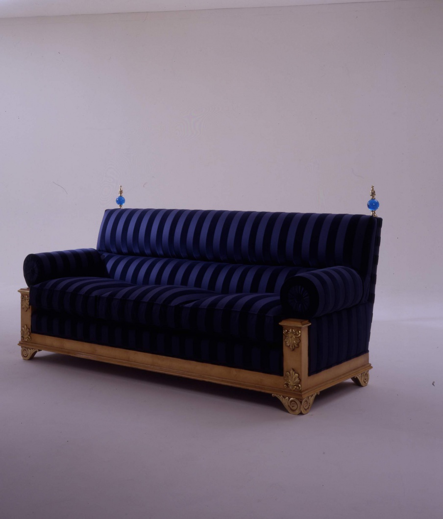 Dreibettzimmer Sofa aus Naturholz The Orientalists, Colombo Stile