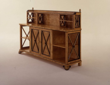 Sideboard aus Naturholz Wien, Colombo Stile