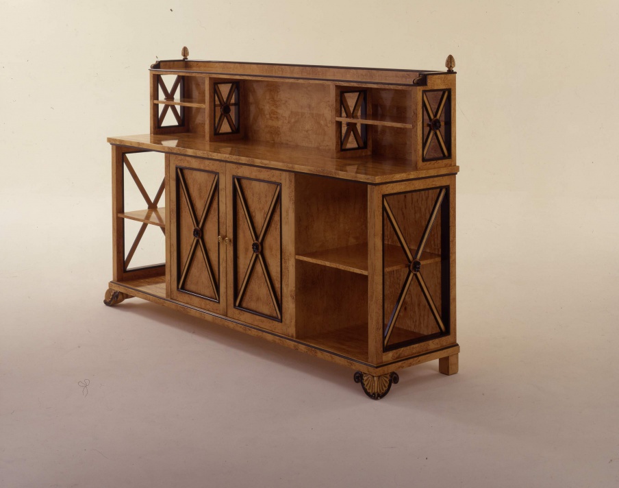 Sideboard aus Naturholz Wien, Colombo Stile
