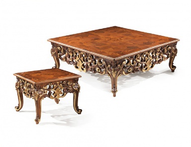 Couchtisch mit quadratischer Tischplatte Angelo Cappellini (Schlafzimmer Barock, Rokoko)