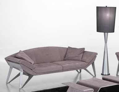 Sofa Dreibettzimmer V010 in Lederpolsterung, Formitalia