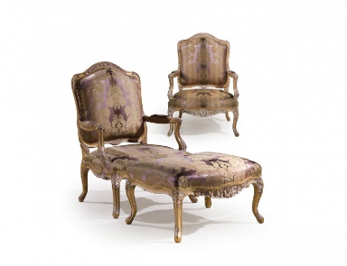 Sessel mit Hocker Angelo Cappellini (Sessel mit Hocker)