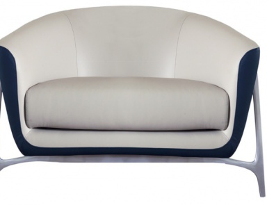 Sessel MBS 001 in Lederpolsterung, Formitalia