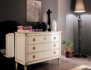 Kommode Bed Design, Bizzotto. (Möbel für das Schlafzimmer Provence)