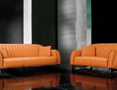 Sofa S in Imola Lederpolsterung, Formitalia