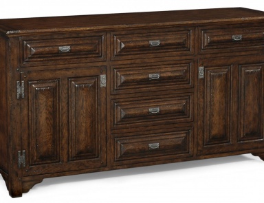 Sideboard mit sechs Schubladen Tudor Oak, Jonathan Charles