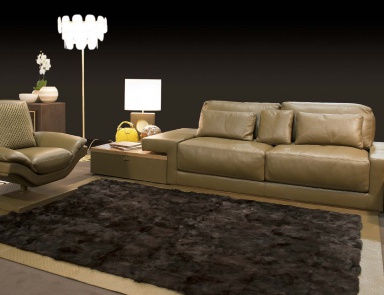 Sofa Uffizi Rahmen aus Echtholz, Formitalia