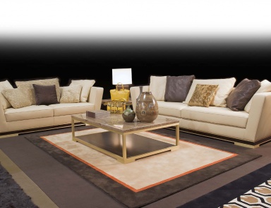 Sofa Pitti in Lederpolsterung, Formitalia