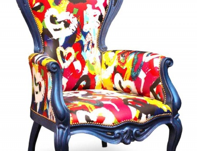 Sessel Amore in der Textil-Polsterung, Formitalia