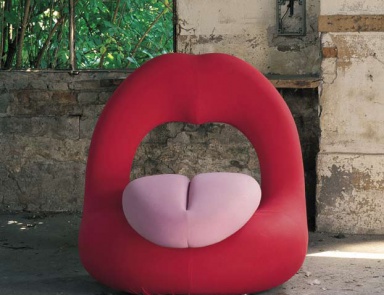 Sessel Grace in der Textil-Polsterung, Formitalia