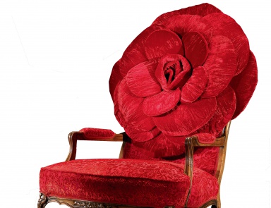 Sessel The big red rose Velvet Polsterung, Formitalia