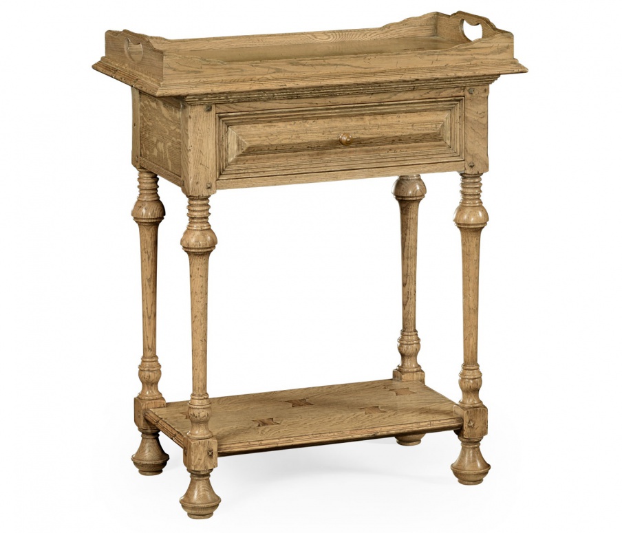 Beistelltisch mit abnehmbarem Tablett Natural Oak, Jonathan Charles