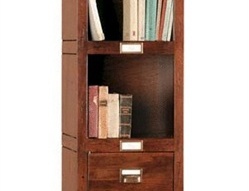 Schrank Ecke Buchhandlung aus Massivholz, Maggi Massimo