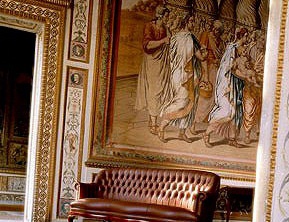 Sofa gepolsterter Leder Admiral, Mascheroni