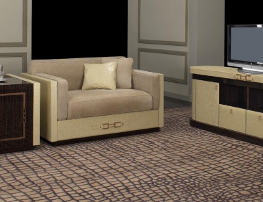 Wohnzimmer (Garnitur für das Wohnzimmer) Plaza, Formitalia