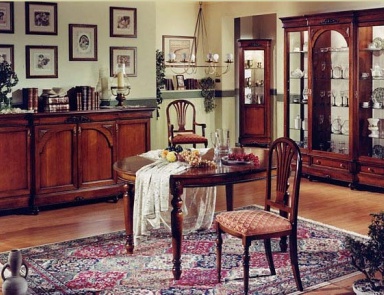 Esszimmer mit ovalem Tisch Artemisia, Megaros