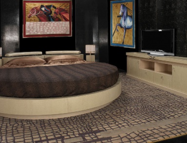 Rundes Bett Sleeping A ' Round, Formitalia (rundes Bett)