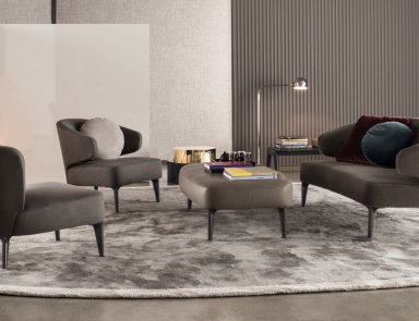 Wohnzimmer (Garnitur für das Wohnzimmer) Aston, Minotti