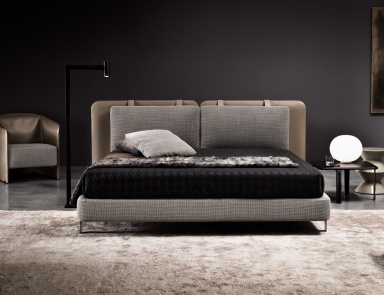 Kingsize-Bett Tatlin Soft, Minotti