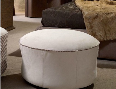 Hocker aus echtem Leder Dali, Ego