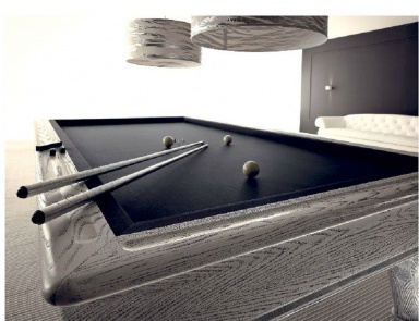 Tisch Grau Newman Billard, EGO (Möbel für das Billardzimmer, Italien)