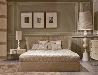 Doppelbett, Ermes, EGO (Rattan Bett, Wicker)