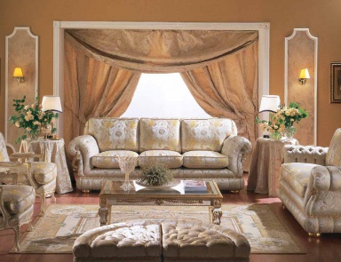 Wohnzimmer (Garnitur für das Wohnzimmer) Danubio, Zanaboni