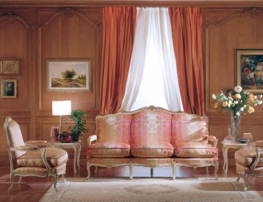 Wohnzimmer (Garnitur für das Wohnzimmer) Luigi XV, Zanaboni