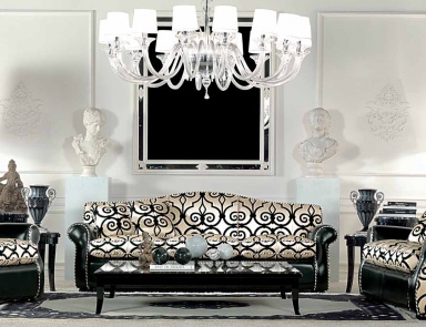 Wohnzimmer (Garnitur für das Wohnzimmer) Cashmere, Zanaboni