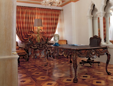 Private Einfamilienhaus - Büro, Francesco Molon (Möbel für den Kabinett des Barock, Rokoko)