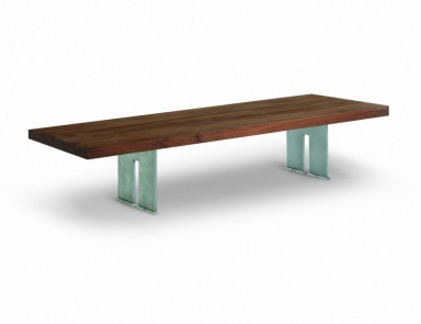 Sitzbank aus Massivholz Cantu Bench, Riva 1920