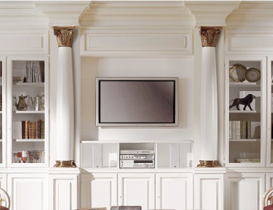 Modulares System mit Nische für TV, Elledue